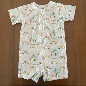 2 x Disneyland short sleeved onesies BNWOT